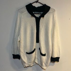 Gitano Plus Sweater 3/4 sleeve pockets in front with 3/4 button